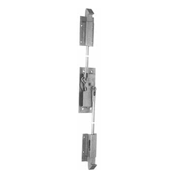 6011-008-s, two point slam lock with double taper bolts & safety release