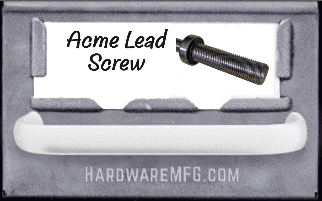 Image of a hardware parts drawer titled: Acme Lead Screw