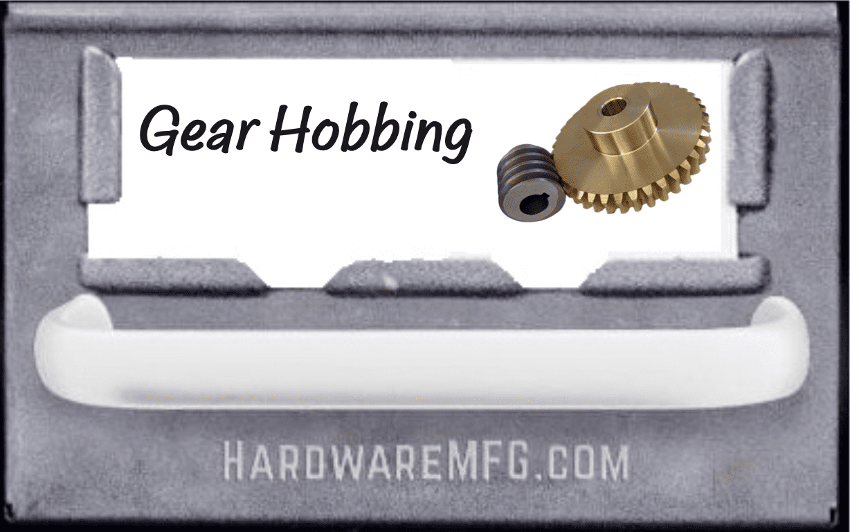 Image of a hardware parts drawer titled: Gear Hobbing