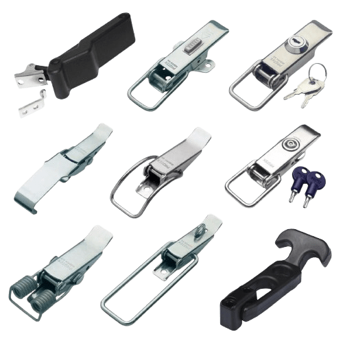 Collection of various types of Medium Duty Latches